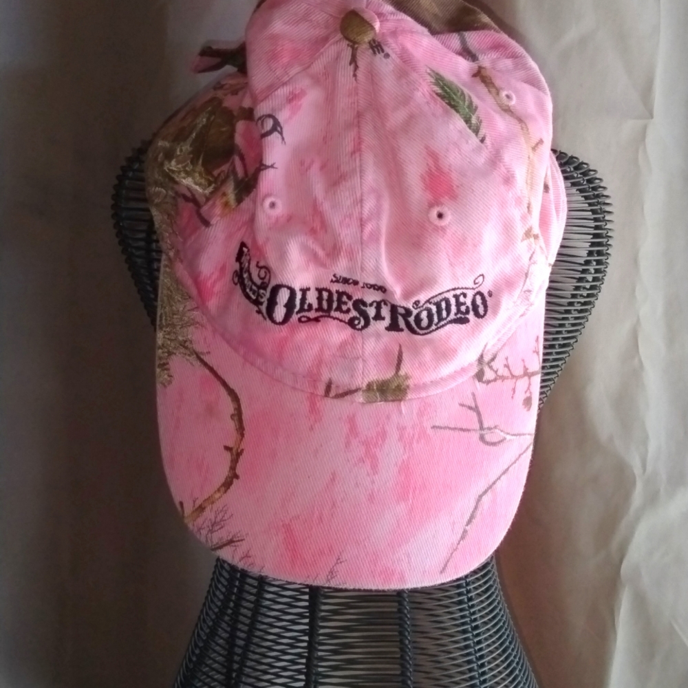 1JS11.  Pink camo dri-duck wildlife hat